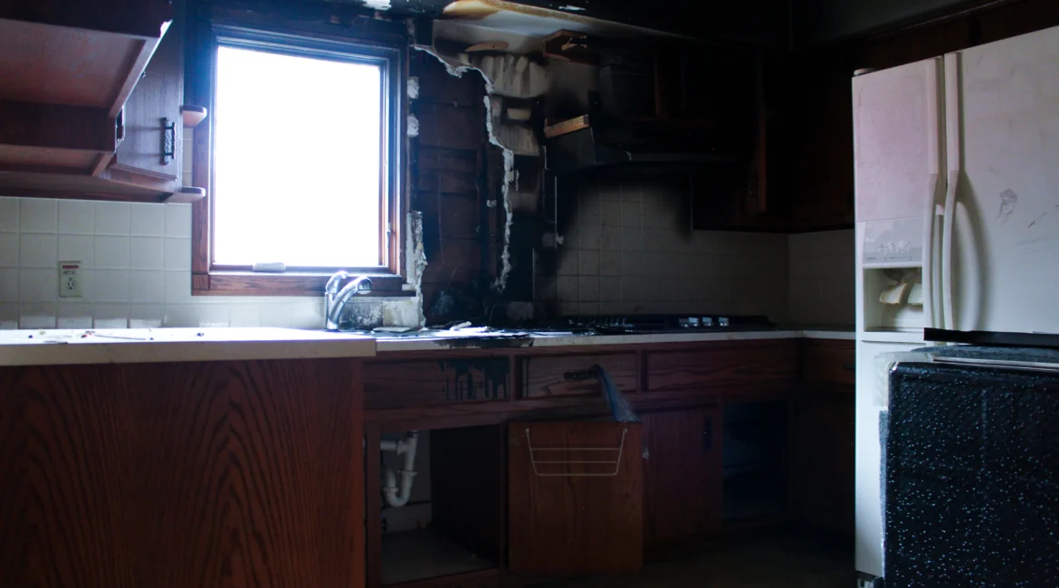 Kitchen Fire Damage Repair, Kitchen Fire, Electrical Fire, Ki9tchen Repair